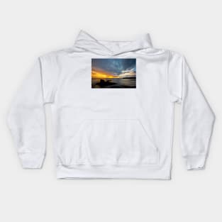 Sunrise at Collywell Bay Kids Hoodie